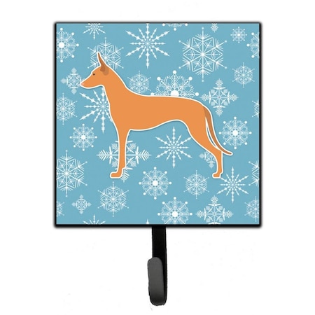 Carolines Treasures Winter Snowflake Pharaoh Hound Leash or Key Holder BB3488SH4